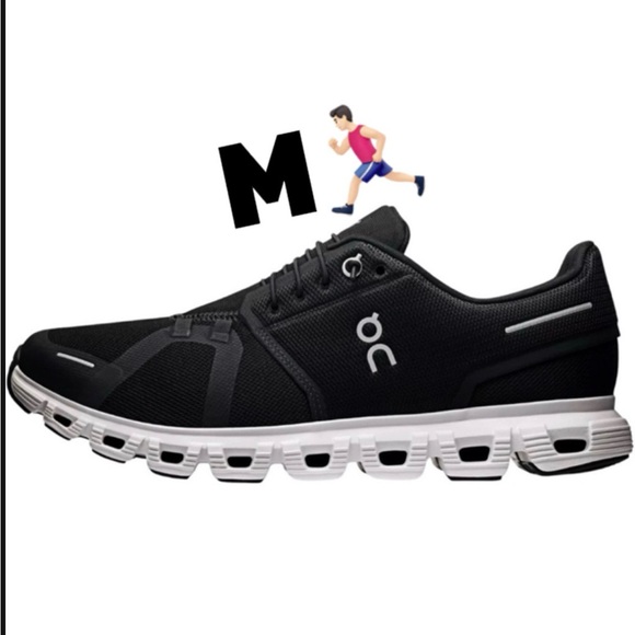 On Running Other - On Running Cloud 6 MEN’S Black/White Sneakers 🏃‍♂️🏃‍♀️SIZE 10